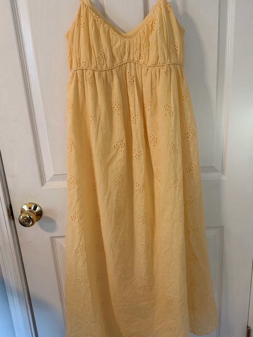 Yellow Maxi Dress - Lightweight Summer Slip Dress